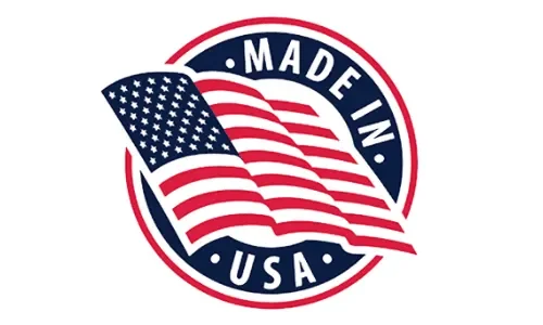 Official Made in the USA certification seal for GlycoMelt blood sugar supplement.